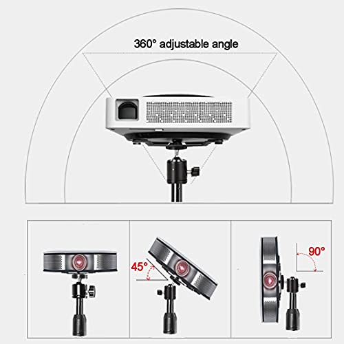 Tripod Stand, Mini Projector Stand,Lightweight Portable Projector Photography Stand Camera Tripod Adjustable Height 20" to 61" Floor Stand Holder, inculded 360° Rotatable Head Ball (Withstand 3pound)