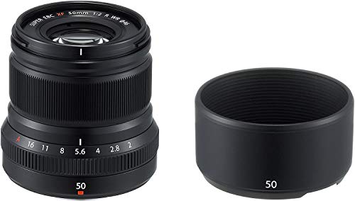 Fujifilm XF 50mm F/2 R WR Lens (Black) with Advanced Accessory and Travel Bundle | Fuji xf 50mm Lens
