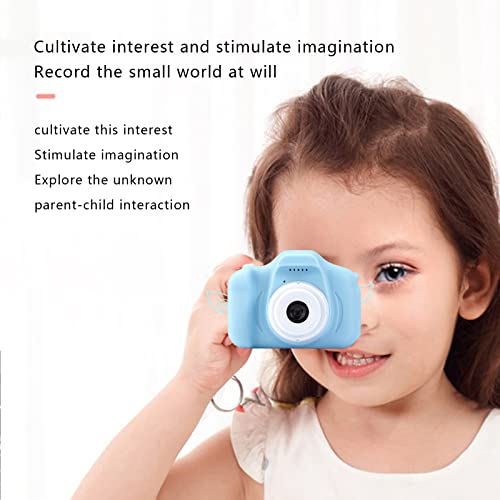 Kids Camera, Children Digital Rechargeable Cameras Toddler Educational Toys, Mini Children Video Record Camera, 2 Inch Screen & 32GB SD Card for Birthday (Blue)