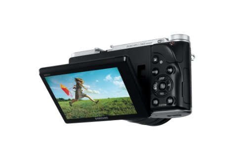 Samsung NX EV-NX300ZBATUS Wireless SMART Digital Camera 20.3MP Compact System Camera with 3.3-Inch AMOLED- with 20-50mm Lens (Black)