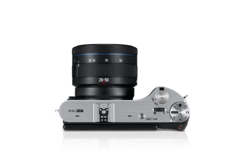 Samsung NX EV-NX300ZBATUS Wireless SMART Digital Camera 20.3MP Compact System Camera with 3.3-Inch AMOLED- with 20-50mm Lens (Black)