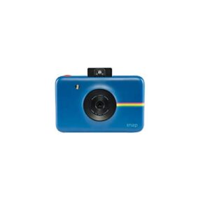 zink polaroid snap instant digital camera (navy blue) with zink zero ink printing technology