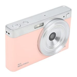 4K Digital Camera,Portable 2.88in IPS HD Mirrorless Camera AF Autofocus Camera,16X Zoom 50MP Camera for Macro Shooting Digital Camera(Pink)