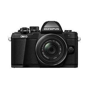 Olympus OM-D E-M10 Mark II Mirrorless Camera with 14-42mm II R Lens (Black)