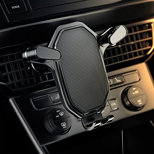 Phone Mount for Car [Upgraded Metal Clip] Cell Phone Holder Car Hands Free Cradle in Vehicle Car Phone Holder Mount Fit for Smartphone, iPhone, Cell Phone Automobile Cradles Universal