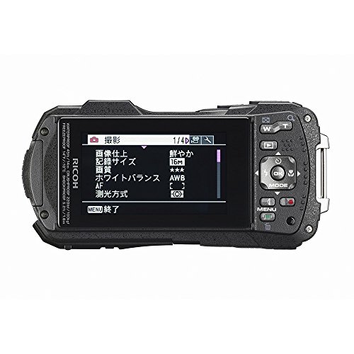 RICOH WG-50 Black Waterproof 14m Withstand Shock 1.6m Cold -10 ° RICOH WG-50 BK 04571(Japan Import-No Warranty)