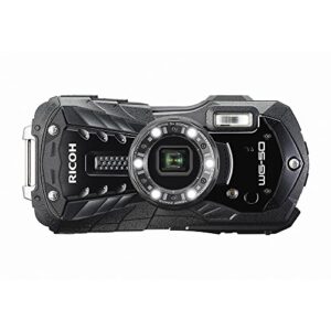 RICOH WG-50 Black Waterproof 14m Withstand Shock 1.6m Cold -10 ° RICOH WG-50 BK 04571(Japan Import-No Warranty)