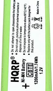 HQRP Portable CD/MD / MP3 Gumstick Battery Compatible with Sony NH-14WM / NH14WM / NH-14WM(A) WM-EX921 WM-609 Replacement