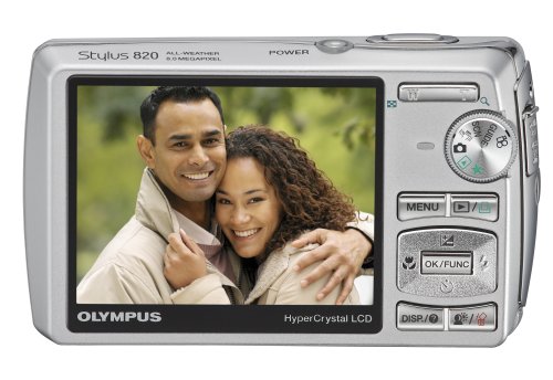 Olympus Stylus 820 8MP Digital Camera with 5x Optical Zoom (Silver)