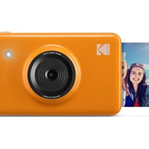 Kodak Mini Shot Wireless Instant Digital Camera & Social Media Portable Photo Printer, LCD Display, Premium Quality Full Color Prints, Compatible w/iOS & Android (Yellow) (KOD-MSY)