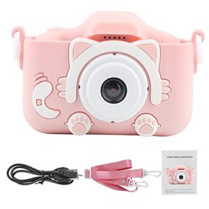 keenso baby camera 2.0 inches 24mp/1080p selfie camera kids 32gb card camera, mini camera kids rechargeable, ideal gift for boys girls