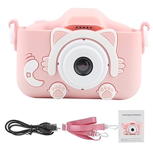 Keenso Baby Camera 2.0 Inches 24MP/1080P Selfie Camera Kids 32GB Card Camera, Mini Camera Kids Rechargeable, Ideal Gift for Boys Girls