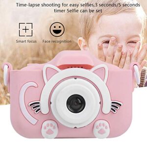 Keenso Baby Camera 2.0 Inches 24MP/1080P Selfie Camera Kids 32GB Card Camera, Mini Camera Kids Rechargeable, Ideal Gift for Boys Girls