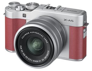fujifilm x-a5 mirrorless digital camera w/xc15-45mmf3.5-5.6 ois pz lens – pink