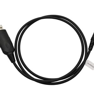 GoodQbuy USB Programming Cable for Icom Radios IC-F3 IC-F3S IC-F3GS IC-F3GT IC-F4 IC-F4S IC-F21 IC-F26 1-pin