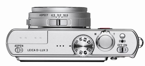 Leica D-LUX 3 10MP Digital Camera with 4x Wide Angle Optical Image Stabilized Zoom (Silver)