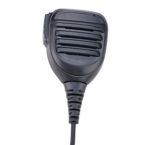 KEYBLU Waterproof Handheld Speaker Microphone Compatible with Motorola Walkie Talkie CP200 CP200d CLS1410 CLS1110 CLS1413 CLS1450 Radio