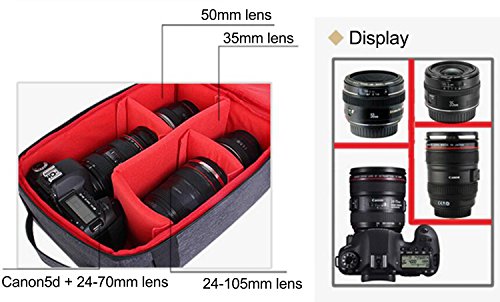 G-raphy Camera Bag Camera Cube DSLR SLR Mirroless Protection Bag for Cameras (Nikon,Sony Olympus,Canon,Kodak,Fujifilm,Panasonic etc, Lenses,and Other Accessories