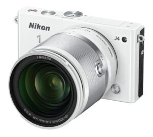 nikon 1 j4 digital camera with 1 nikkor 10-100mm f/4.0-5.6 vr lens (white) (discontinued by manufacturer)