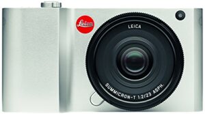 leica 018-181 t 16 mp mirrorless digital camera with 3.7-inch lcd silver, anodized aluminum