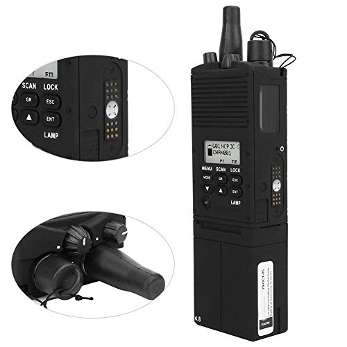 Tbest Dummy 2 Way Radio case Cosplay Prop Tactics Faux walkie Talkie Durable Plastic Dummy Radio Walkie Prop