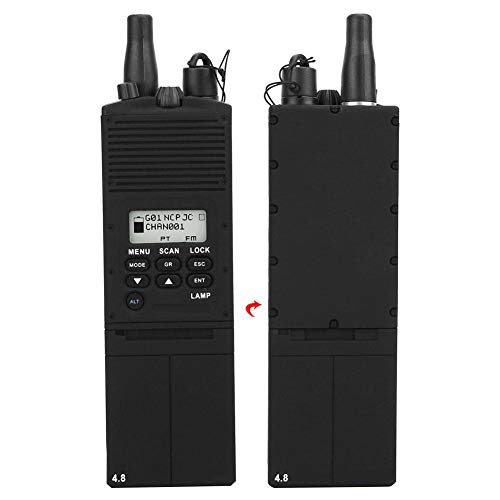 Tbest Dummy 2 Way Radio case Cosplay Prop Tactics Faux walkie Talkie Durable Plastic Dummy Radio Walkie Prop