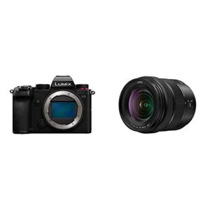panasonic lumix s5 full frame mirrorless camera (dc-s5body) and lumix s 20-60mm f3.5-5.6 l mount interchangeable lens (s-r2060)