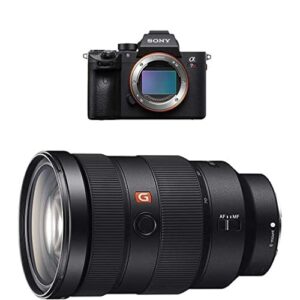 sony alpha 7r iii mirrorless camera with 42.4mp full-frame sensor, camera with front end lsi image processor, 4k video with sony e-mount camera lens: fe 24-70 mm f2.8 g master full frame standard lens