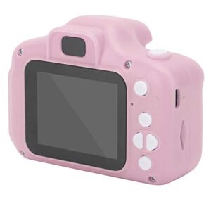 kids digital camera, hd kids digital video camera, multifunctional children’s digital camera photo video with memory card mini gift (pink 32gb)