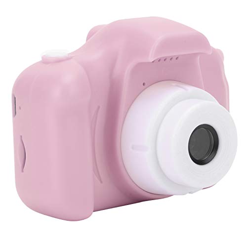 Kids Digital Camera, HD Kids Digital Video Camera, Multifunctional Children's Digital Camera Photo Video with Memory Card Mini Gift (Pink 32GB)