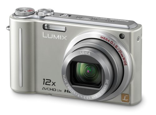 Panasonic Lumix DMC-ZS3 10MP Digital Camera with 12x Wide Angle MEGA Optical Image Stabilized Zoom and 3 inch LCD (Silver)