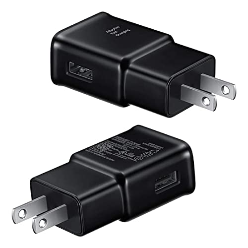 Adaptive Fast Charging Wall Charger Adapter Compatible Samsung Galaxy S8 S9 S10 S20 S21 S10e S6 S7 /Edge/Plus/Active, Note 5,Note 8, Note 9 and Other Smartphones/Devices, Quick Charge, 3 Pack