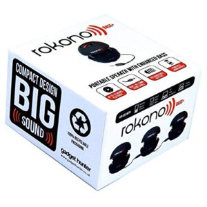 Rokono BASS+ Mini Speaker for iPhone / iPad / iPod / MP3 Player / Laptop - Black