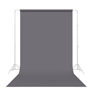 savage seamless paper photography backdrop – color #74 smoke gray, size 86 inches wide x 36 feet long, backdrop for youtube videos, streaming, interviews and portraits – made in usa
