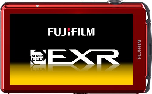 Fujifilm FinePix Z700EXR 12 MP Super CCD EXR Digital Camera with 5x Optical Zoom and 3.5-Inch Touch-Screen LCD (Red)