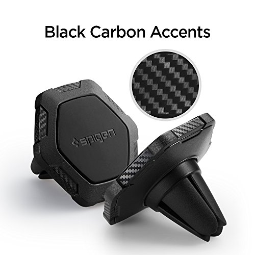 Spigen Kuel QS11 Quad Car Phone Mount Magnetic Air Vent Phone Holder QNMP Compatible with Most Smartphones - Black