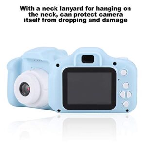 Tyenaza Kids Camera, X2 Mini Portable 2.0 inch IPS Color Screen Children's Digital Camera HD 1080P Camera(Blue)