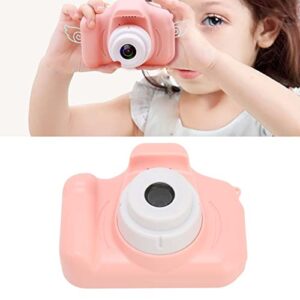 YYQTGG Kids Digital Camera, Pink Portable Camera Wide Applicability 400mAh Battery ABS Material for Outdoor for Boys