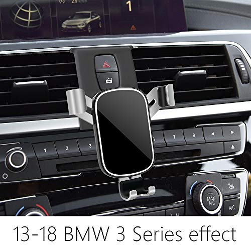 LUNQIN Car Phone Holder for 2013-2018 BMW 3 Series 3GT 320i 330i and 2014-2020 BMW 4 Series 430i 440i F30 F32 [Big Phones with Case Friendly] Auto Accessories Interior Decoration Mobile Phone Mount