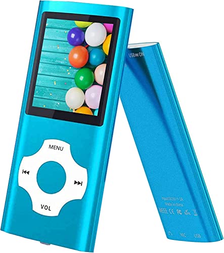 MP3 Player / MP4 Player, Hotechs MP3 Music Player with 32GB Memory SD Card Slim Classic Digital LCD 1.82'' Screen Mini USB Port with FM Radio, Voice Record