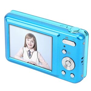 Vbestlife 48MP HD Camera, 2.7in TFT 8X Optical Zoom Portable Digital Camera, for Children Beginners, 750mah Portable Children Video Camera, Support 32GB Memory Card, Gift for Students(Blue)