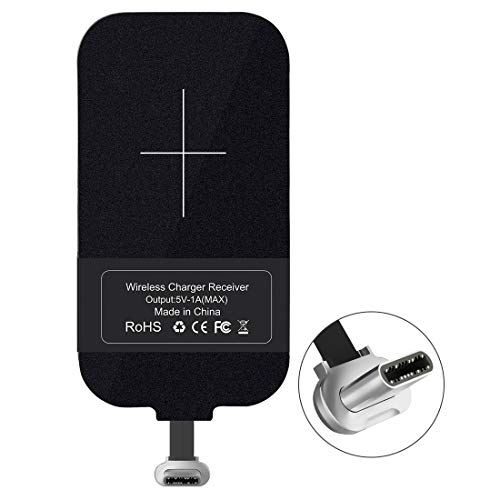 [Short Version] Type C Wireless Charging Receiver, Nillkin Magic Tag USB C Qi Wireless Charger Receiver Chip for Google Pixe 6a/5a/2/3a/Nexus 6P A53 A52 and Other USB-C Phones