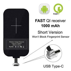 [Short Version] Type C Wireless Charging Receiver, Nillkin Magic Tag USB C Qi Wireless Charger Receiver Chip for Google Pixe 6a/5a/2/3a/Nexus 6P A53 A52 and Other USB-C Phones