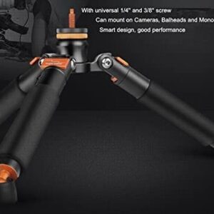 Bestshoot Desktop Mini Tripod Load 3KG Universal 3 Legs Monopod Base Stand Unipod Support Compatible with Canon 60D 60D 5D Nikon D90 Sony A58 A7RII DSLR Cameras Video Micro Shooting