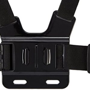 Amazon Basics Adjustable Chest Mount Harness for GoPro Camera (Compatible with GoPro Hero Series), Black