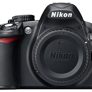 Nikon D3100 14.2MP Digital SLR Camera Body Only - (Black) (Kit Box, No Lens) (International Version) (Renewed)