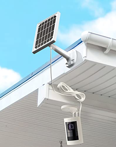 Solar Panel for Ring Camera, Camera Solar Panel Charger for Ring Stick Up Cam Battery & Spotlight Cam Battery(No Camera)