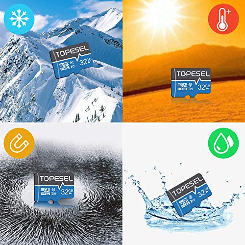 TOPESEL 32GB Micro SD Card 10 Pack Memory Cards Micro SDHC UHS-I TF Card Class 10 for Camera/Drone/Dash Cam(10 Pack U1 32GB)