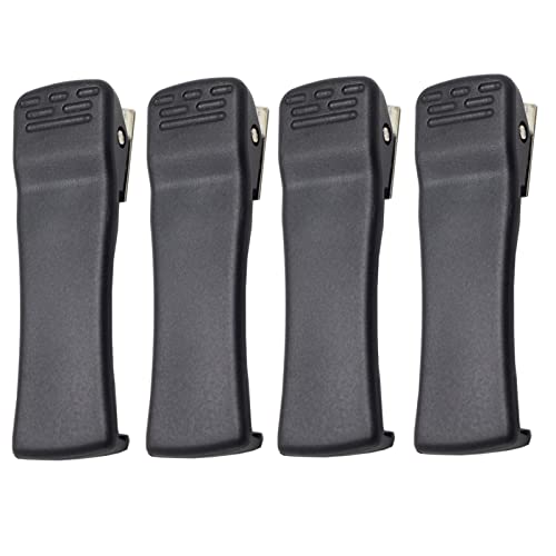 MINGYINIGE 4 Pack Belt Clip for Motorola XTS-3000 XTS-3500 XTS-5000 XTS3000 XTS3500 XTS5000 APX6000 APX7000 As HLN8460 NTN8266 Tetra MTP200 MTP30 Walkie Talkie