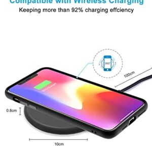 Ultra-Slim Wireless Charger, 15W Maximum Fast Wireless Charging Pad Compatible with iPhone 14/13/12/11, for Samsung Galaxy S21/S20/S10/S9/S8/Note20/10/9/8,Google Pixel(No AC Adapter)